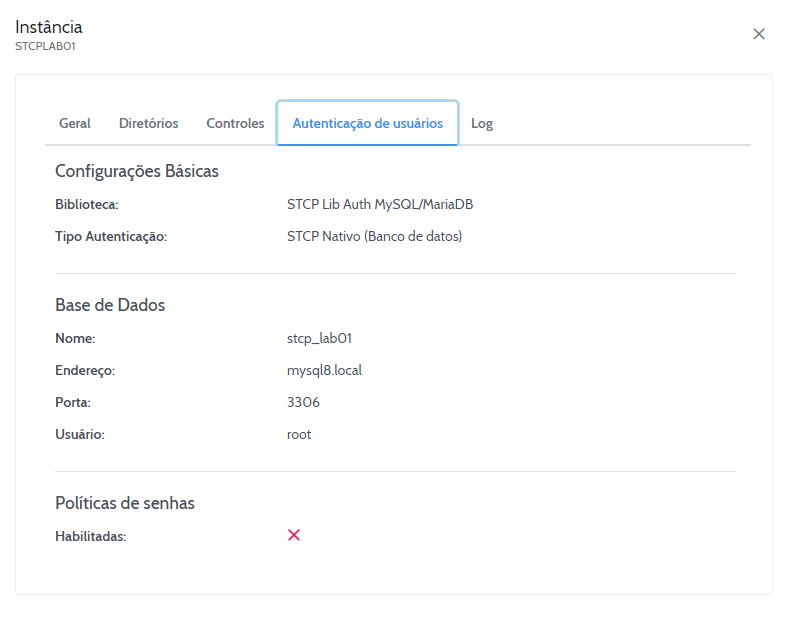 Guia Autenticação de Usuários - Instâncias