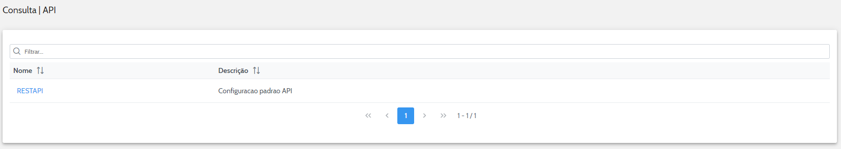 Filtro API