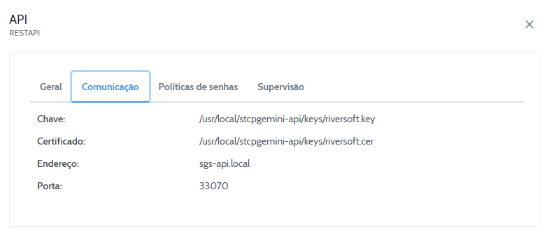API - Comunicação
