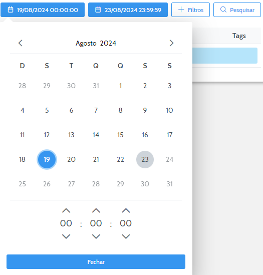 Filtros de pesquisa